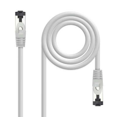 Nanocable Cable red Cat. 8.1 2GHZ SSTP Gris 3m