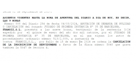 CANCELACION SERVIDUMBRE