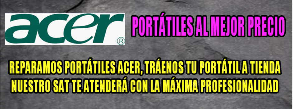 BANNER PORTATILES ACER