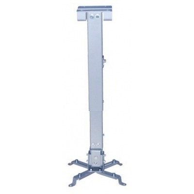 TOOQ SOPORTE UNIVERSAL INCLINABLE DE TECHO PARA PROYECTOR PLATA
