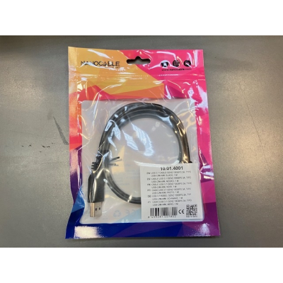 CABLE USB 3.1 GEN2 10Gbps 3A TIPO USB-C/M-A/M 1M