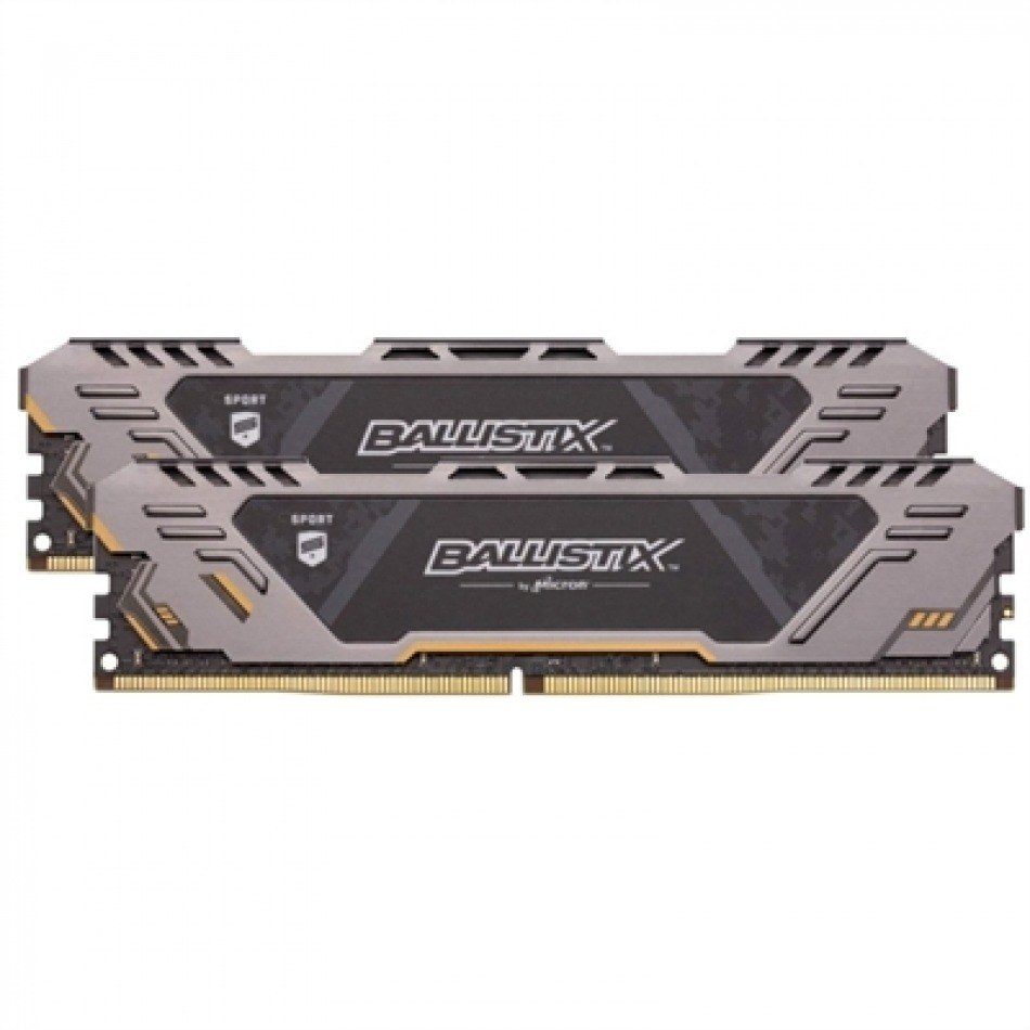 Crucial Ballistix Sport Lt Grau Dimm Kit 16gb Ddr4 3000 【Dimm Crucial 16GB DDR4 2666Mhz Ballistix Sport LT】TIENDA INFORMATICA