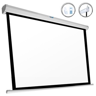 Pantalla Proyector Iggual 110 243x137cm Control Remoto