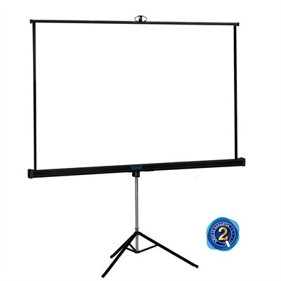 Pantalla Proyector iggual 180x180cm con Trípode+bolsa