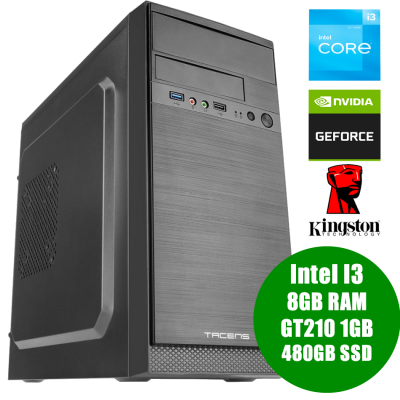 PC OFFICE I3 13100F 8GB GT710 2GB 500GB NVME