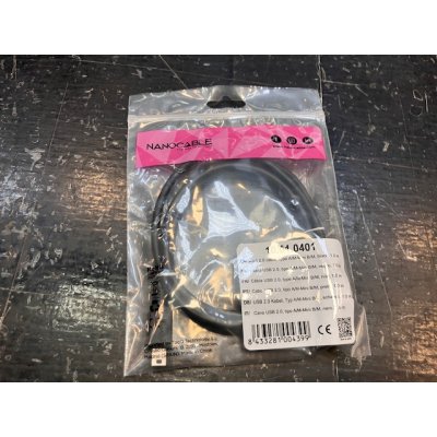 CABLE USB 2.0, TIPO A/M-MINI USB 5PIN/M, 1.0 M