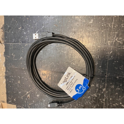CABLE USB 2.0 A/M MICRO USB B/M 0,8M