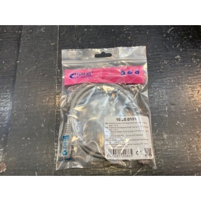 Cable Rj45 Cat5e UTP 1m Gris