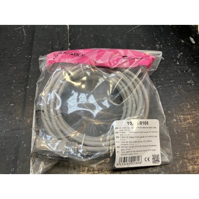 Cable Rj45 Cat5e UTP 5m Gris