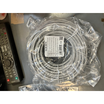 CABLE CAT UTP 15M GRIS