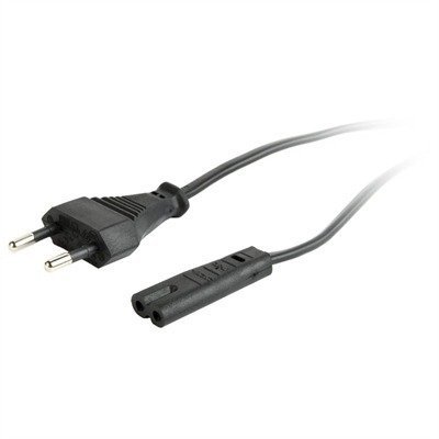 Gembird Cable Alimentación Euro 2pin C7 VDE 1.8 Mt