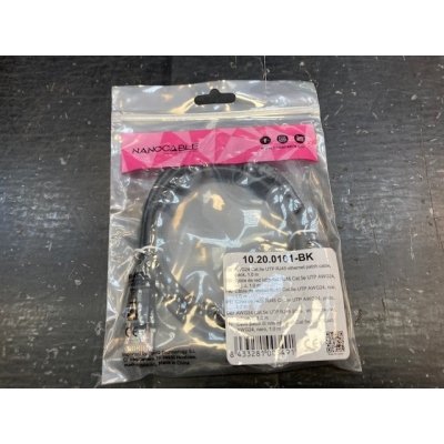 Cable Rj45 Cat5e UTP 1m Negro