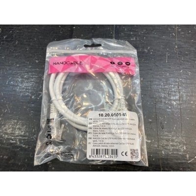 Cable Rj45 Cat5e UTP 1m Blanco