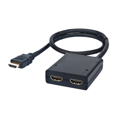 NANOCABLE DUPLICADOR HDMI V1.3 SPLITTER 1ENTRADA 2SALIDAS CABLE 50CM ALIMENTADO