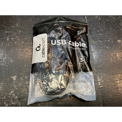 Cable Usb 2.0 A M a MicroUsb B M 3m