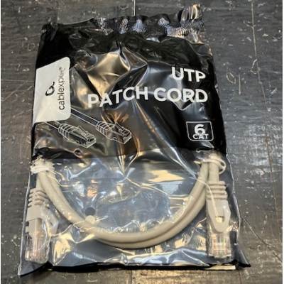 Cable Rj45 Cat6 UTP 1m Gris