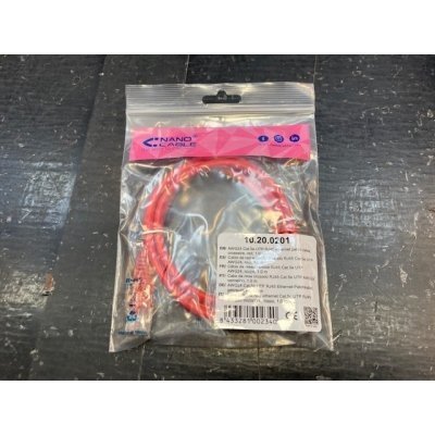 Cable Rj45 Cat6 UTP Cat5e 1m Rojo