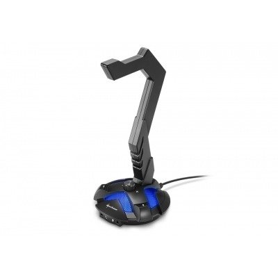 SHARKOON TARJETA SONIDO X-REST 7.1 USB A JACK 3.5 CON SOPORTE AURICULARES PS4 / PC / NOTEBOOK