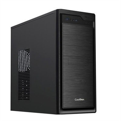 COOLBOX CAJA PC ATX F800 2x USB 3.0 S/FTE NEGRO  COO-PCF800SF