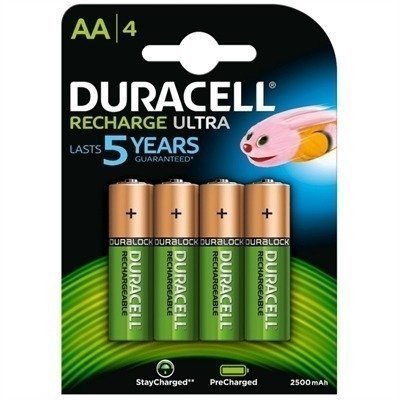 Duracell Pila Recargable HR6 AA 2400mAh Blister*4