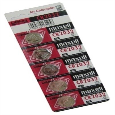 Maxell CR2032 Pila botón 3V Lítio Pack 5 Unidades