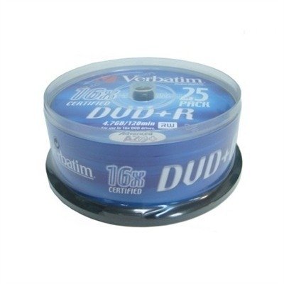 Verbatim DVD-R 4.7GB 16x Tarrina 25Uds