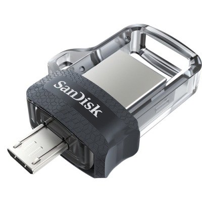 SANDISK PENDRIVE 256GB USB 3.0 / MICRO USB ULTRA DUAL DRIVE M3.0 150BM/s