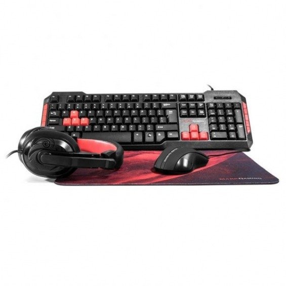 Hiditec GK400 Gaming Teclado + Ratón + Alfombrilla - Combo