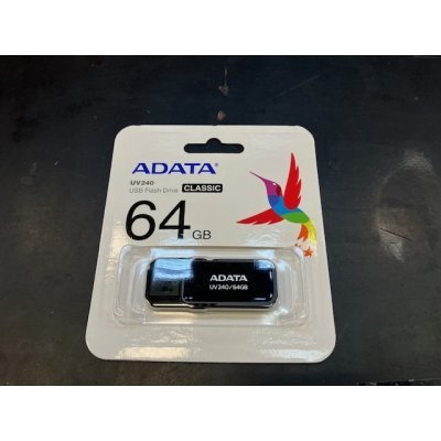 Pendrive 64GB Adata AUV240-64G-RBK