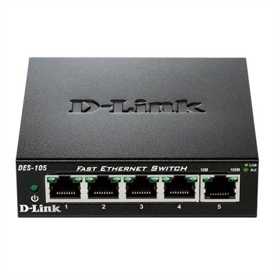 D-Link DES-105 Switch Switch 5x10/100Mbps Metal