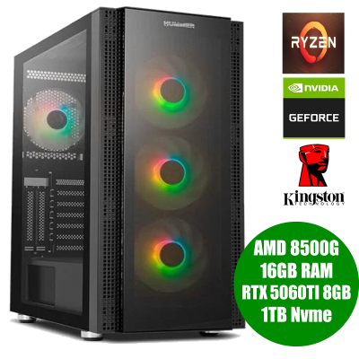 PC GAMING RYZEN 8500G RTX 5060TI 16GB 1TB NVME