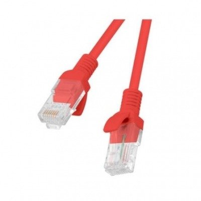 LATIGUILLO DE RED LANBERG PCU6-10CC-0050-R RJ45 UTP CAT 6 0.50M ROJO