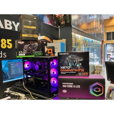 PC GAMING RYZEN 7 7800X3D RTX 5080 64GB DDR5 1TB NVME