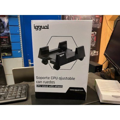 Soporte CPU ajustable con ruedas