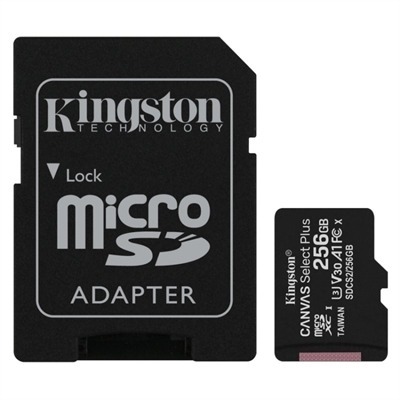 Tarjeta Memoria microSD XC 256GB Kingston  