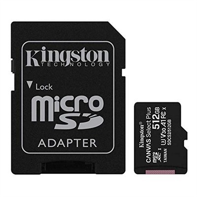 Tarjeta MicroSD XC Kingston 512GB SDCS2/512GB  