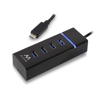 Hub UsbC 4 Puertos Usb 3.1 Ewent E1137