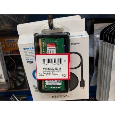 SoDimm Kingston 16GB DDR4 3200Mhz  KVR32S22S8/16