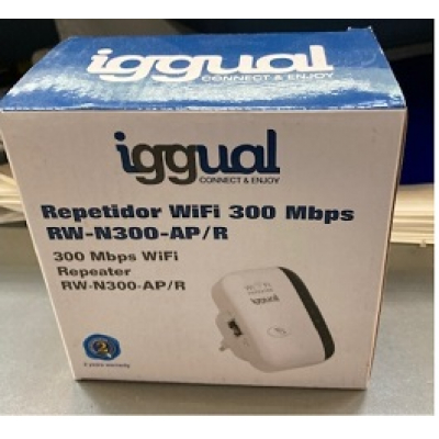 Repetidor WiFi iggual RW-N300-AP/R