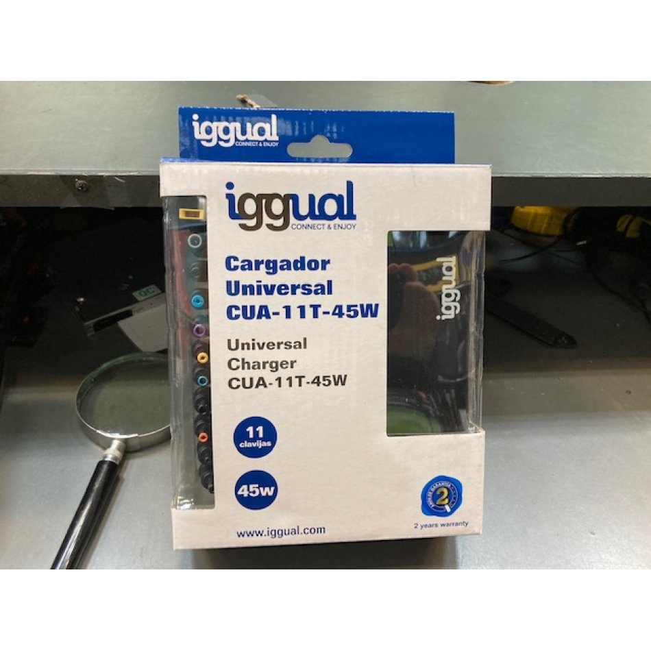 iggual CUA-11T Automático 45W Universal - Cargador Portátil