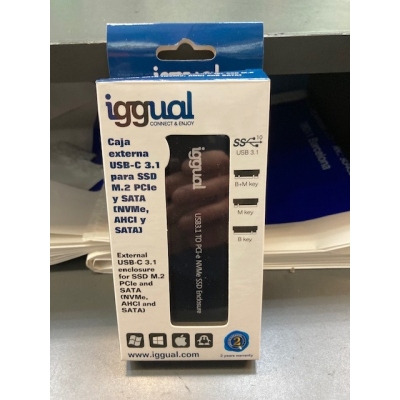 Caja Externa M.2 NVMe Iggual