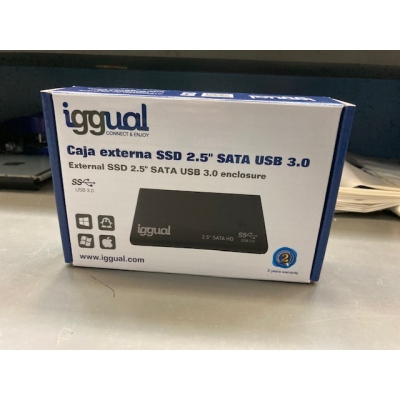 Caja externa 2.5 Sata SSD Usb 3.0 Iggual