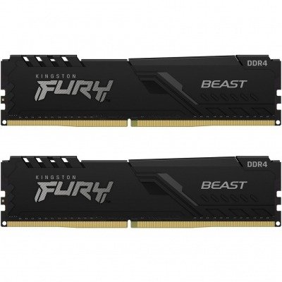 Kit 2xDimm Kingston 8GB DDR4 3200Mhz Fury Beast 