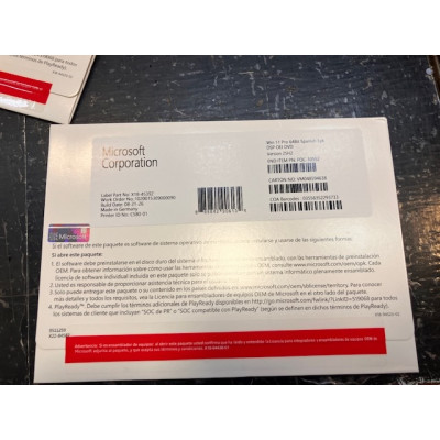 Windows 11 Pro 64b Es OEM DVD