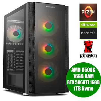 PC PROFESIONAL DISEÑO RYZEN 5 8500G RTX 5060TI 32GB 1TB NVME