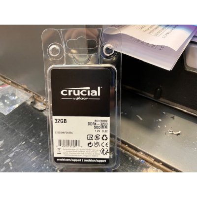 SoDimm Crucial 32GB DDR4 3200Mhz
