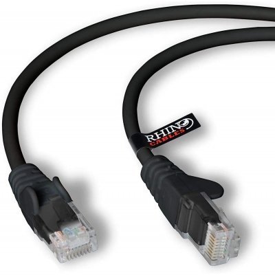 Cable Rj45 Cat6 LSZH UTP 25cm Negro