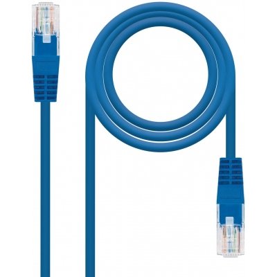 Cable Rj45 Cat6 UTP 25cm Azul