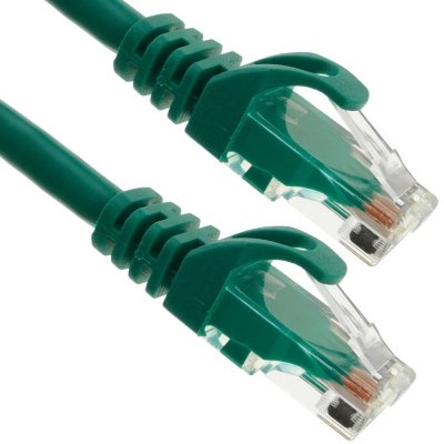 Cable Rj45 Cat6 UTP 25cm Verde