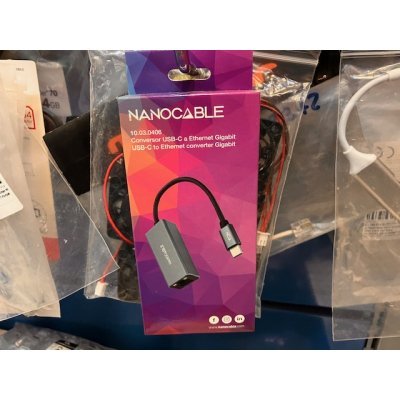 Conversor USB-C Ethernet Nanocable